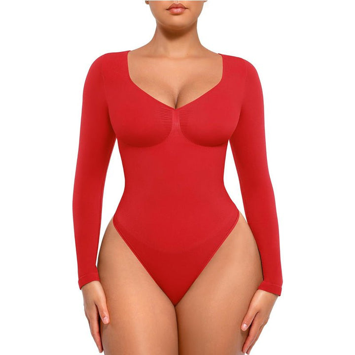 Womens Shapewear Bodysuit - Aurelle StudioAurelle StudioAurelle StudioSU00052110-Bright Red-S.Bright RedS.