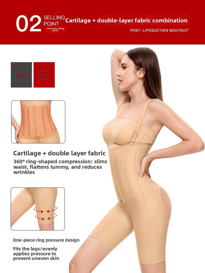 Post - Surgery Shapewear for Waist and Abdomen Liposuction - Aurelle StudioAurelle StudioAurelle StudioSU00031793-Skin ColorRegular Fabric-XXSRecommended Weight Below 40kgSkin ColorRegular FabricXXSRecommended Weight Below 40kg