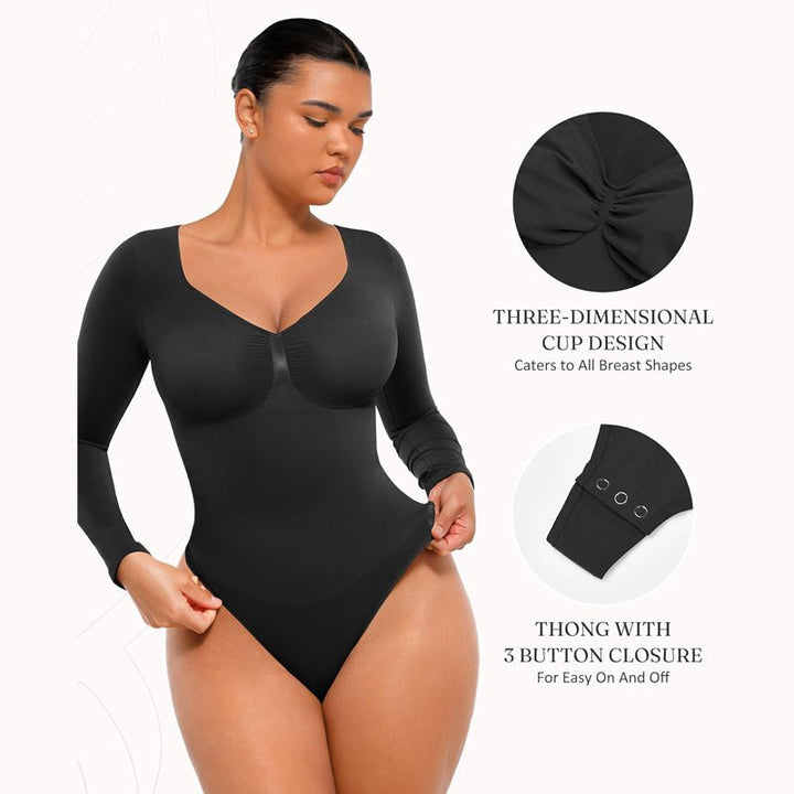 Womens Shapewear Bodysuit - Aurelle StudioAurelle StudioAurelle StudioSU00052110-Black-S.BlackS.