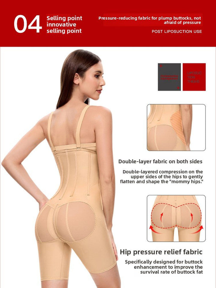 Post - Surgery Shapewear for Waist and Abdomen Liposuction - Aurelle StudioAurelle StudioAurelle StudioSU00031793-Skin ColorRegular Fabric-XXSRecommended Weight Below 40kgSkin ColorRegular FabricXXSRecommended Weight Below 40kg