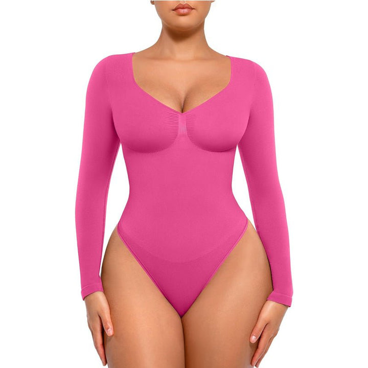 Womens Shapewear Bodysuit - Aurelle StudioAurelle StudioAurelle StudioSU00052110-Rose Red-S.RedS.